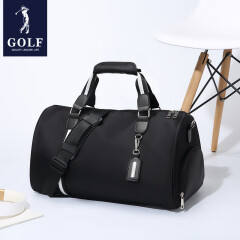 高尔夫（GOLF）GOLF旅行包男士健身包多功能大容量手提包独立鞋仓可拆肩带斜挎包 黑色