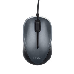 海尔（Haier） USB 有线光电鼠标（黑色）