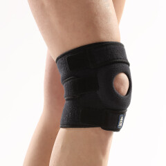 AQW50501护膝登山篮球羽毛球开口保护跑步运动开口膝部护具单只装 黑色单只装 L/XL膝围35.6-43.2厘米