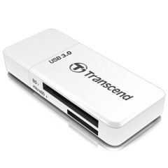 创见（Transcend）USB 3.0 RDF5 SD高速读卡器（白色）