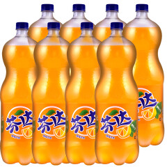 芬达橙味汽水2L*8瓶 塑包装 整箱