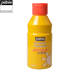 法国贝碧欧Pebeo 儿童水粉颜料 可水洗颜料 单支装250ml 基本黄