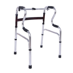 展浩   铝合金双扶手助行器 可折叠调节老人助步器 铝合金款