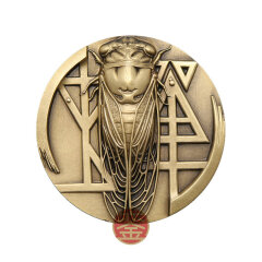 上海銮诚 沈阳造币厂生命家园45毫米大铜章套装 5枚黄铜纪念章套装 蟋蟀大铜章