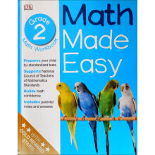 Math Made Easy: Second Grade Workbook (Math Made Easy) 英文原版