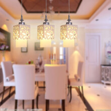 雷士照明（NVC）NUD2005-3A灯具温馨浪漫家居餐厅吊灯（需单配E27口光源）