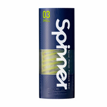 TENGA进口男用飞机杯旋吸式Spinner螺旋自慰杯情趣 蓝色神盾