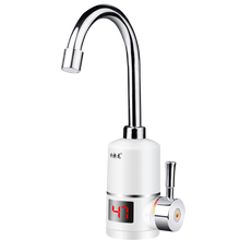 欢快龙即热式电热水龙头淋浴洗澡两用水龙头热水器厨宝速热水龙头 侧进水数显款（洗脸盆用）