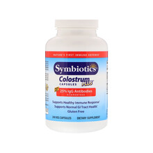 Symbiotics 不含麸质牛初乳素食胶囊 肠道健康养护提高机体抵抗力增强免疫力 240粒