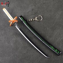 鬼灭之刃动漫周边带鞘刀剑模型挂件玩具 蝴蝶忍22cm