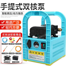 打药机电动喷雾器农用手提式高压喷雾器锂电家用打药泵抽水洗车机充电农药机大功率果树园林喷药机 12安铅电池顶配版+20米高压管