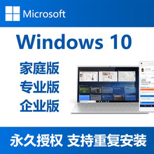 微软正版系统软件windows10专业版/win10系统企业版64位/Win10实物光盘版支持多语言 带票 Office2019小型企业版多语言