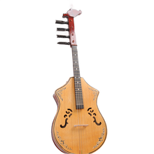 奇宝居 内蒙古马头琴 初学适用 普及胡拨四 民间弹拨乐器 手工雕刻 配软包 普及胡拨四