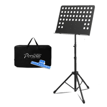 伯尔修斯 专业大谱架 吉他贝斯小提琴琵琶古筝架子鼓二胡长笛萨克斯乐器通用家用便携式可升降折叠谱架 【特惠1.6米】黑色大谱架+乐谱夹+原装包