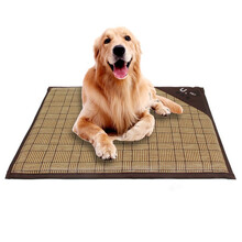 贝尼宠 狗窝夏季 大型犬狗垫子 狗狗凉席小型犬中型犬通用猫狗窝 狗垫子凉席耐脏咖色100斤内XXL