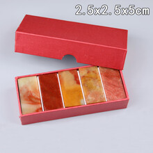 一刀印阁 寿山石章料篆刻印章石料学生姓名练习章料一组书画闲章石料2.5x5