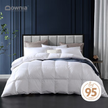 Downia五星级酒店同款 全棉95%白鹅绒羽绒被芯 冬被充1.2kg 200*230cm