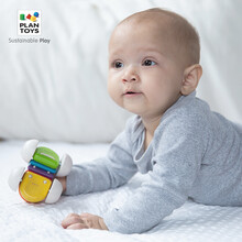  plantoys木质进口婴儿玩具车 新生儿男女孩送礼 6个月以上 5229彩虹婴儿车