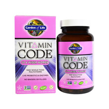 GardenofLife 维生素代码女性复合维生素50+ 全食物多种维他命AB12CD3EK矿物质钙 120粒