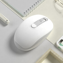 余音 220  女生可爱 充电 适用联想苹果华为等笔记本游戏（无线鼠标 鼠标无线 蓝牙鼠标） 白灰—单模电池款