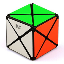 奇艺魔方格X魔方 专业异型恐龙魔方斜转 儿童益智玩具魔方顺滑异形魔方 奇艺X魔方黑底