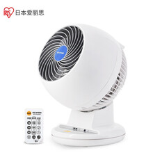 日本爱丽思（IRIS）空气循环扇迷你电风扇涡轮扇家用静音台扇遥控定时摇头电扇 C15C 遥控定时+左右摇头