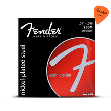 芬达Fender 250/350/3250 电吉他弦 子弹头系列琴弦 008 009 010 250M镀镍(11-49)+2芬达拨片