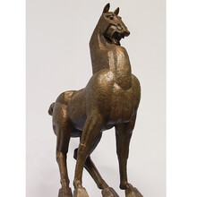 墨斗鱼  刘畅 青铜马限量雕塑作品《刚健》艺术品家居客厅装饰品礼物雕塑办公室摆件 节日礼品生日礼物