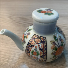 器演日本进口酱汁壶调料壶厨房家用日式调味料瓶酱料瓶油壶酱油瓶醋瓶 凤凰草花酱汁调味壶