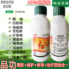 利沃风 45%咪鲜胺 炭疽病冠腐病稻瘟病叶斑病果树花卉蔬菜 农药杀菌剂 500ml*3瓶