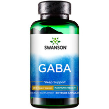 Swanson斯旺森 GABA伽马氨基丁酸 60粒 美国原装