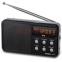 索爱（soaiy） 索爱 S-91便携式收音机 户外迷你插卡音响  中老年人收音机播放器 随身听 黑色+32g内存