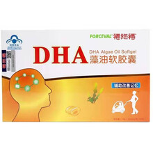 福施福 DHA藻油软胶囊 300mg*60粒 辅助改善记忆