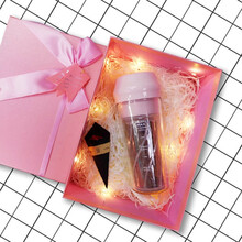 多蒙等等随身果汁杯小型便携榨汁杯家用电动榨汁机迷你全自动果汁机渣汁分离 粉色礼盒装-粉色滤网款（渣汁分离）