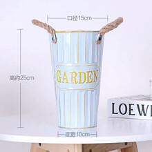 云南天然满天星干花花束真花插花家庭家居装饰摆件客厅卧室摆设 复古花桶