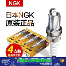NGK日本原装进口铂金火花塞|火嘴(4支)适用于 本田 九代思域 1.8 2.0