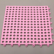 兔子脚垫防啃咬漏粪垫脚垫兔兔脚垫板兔笼垫薄膜垫大号可拼接防咬 粉色