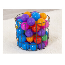 海洋球5.5彩色球儿童宝宝加厚波波池婴儿塑料小球池游乐场玩具球 5.5CM七彩色加厚500个