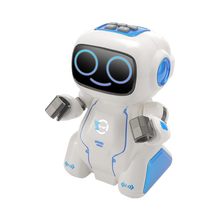盈佳18082卡奇 智能轨迹机器人语音控制轨迹模式互动早教益智电动玩具2/3/5岁男女孩玩具儿童礼物 【蓝】语音对话 歌曲舞蹈 轨迹模式 早教故事