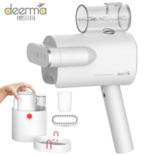 德尔玛（Deerma）挂烫机家用迷你折叠蒸汽熨斗便携手持小家电旅行衣服熨烫机小米白 DEM-HS006