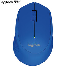 罗技（Logitech）M280(M275) 鼠标 无线鼠标 家用商务办公鼠标 右手鼠标  企业采购 蓝色 带无线2.4G接收器
