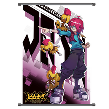 凹凸世界官方正版动漫周边人物挂画装饰画 紫堂幻 油画布材质