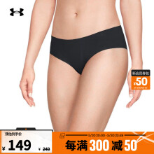 安德玛（UNDERARMOUR）Pure Stretch女子训练运动内裤-3条装1325616 黑色001 S
