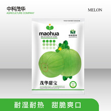 中科茂华瓜果种子茂华甜宝甜瓜种子芝麻蜜香瓜种子含糖16.5脆香酥新青玉耐湿耐热耐雨水超甜多汁基地种植 茂华甜宝5克/袋【升级版】