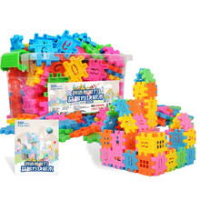 儿童数字积木套装方块积木拼装组合男女孩3-6岁玩具拼插积木塑料雪花片积木 六一儿童节礼物 经典色408粒【收纳盒+拼装图册】