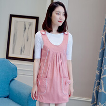 朵朵康 防辐射服孕妇装防辐射衣服金属纤维马甲连衣裙四季款上班放射服套装防射服 备孕怀孕期上班 粉红色 XL