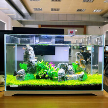 森森 鱼缸水族箱生态超白玻璃缸桌面水草缸客厅造景金鱼缸 超白水草缸237*167*200mm