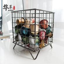 胶囊咖啡架咖啡胶囊收纳架 收纳盒  小巧不占地 不生锈不掉漆 可装 深灰色 不含胶囊