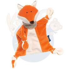 sigikid安抚巾婴儿可入口毛绒玩偶口水巾宝宝伴睡陪睡安抚哭闹新生儿用品0-1宝宝毛绒玩具 小狐狸安抚巾