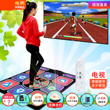 欢舞电脑男女家用单双人跳舞毯电视两用健身运动无线体感跑步机家庭游戏跳舞毯 欢电视27N情人512M卡读卡器+1手柄DC+舞台